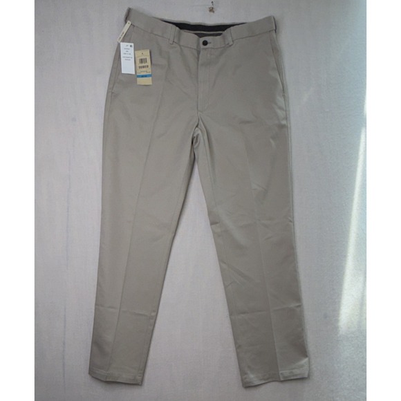 Haggar Other - Haggar Heritage Collection No Iron Khaki Pants Straight Fit Beige 36 Cotton